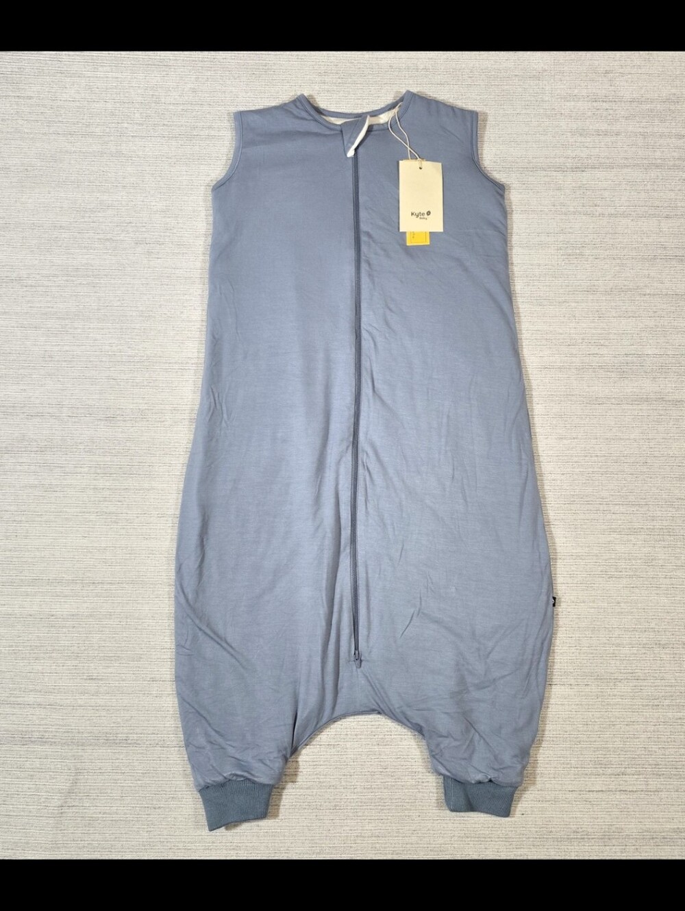 KYTE BABY Sleep Bag Walker Sleep Sack 1.0 TOG Blue Sz L Bamboo Blend Sleeveless